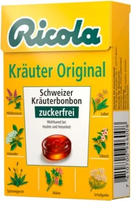 Produktbild von Ricola Original Kräuter mit Schweizer Alpenkräutern Böxli 50g
