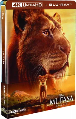 Zdjęcie produktu dla Mufasa. Król Lew, 2 Blu-ray 4K. Steelbook