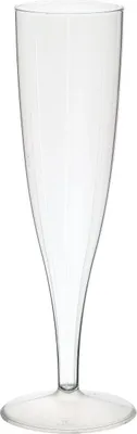 Immagine prodotto di 10 bicchieri da champagne stampati a iniezione da 135 ml