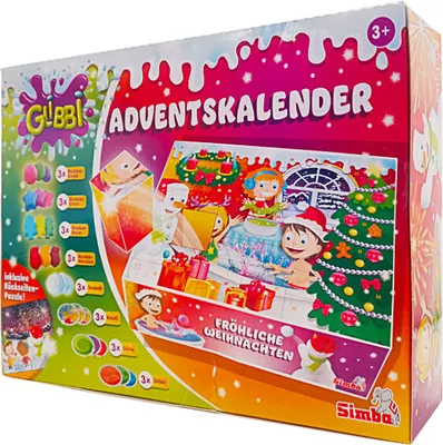 Produktbild von Simba Glibbi Adventskalender mit 24 Bade-Überraschungen für Kinder