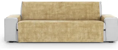 3-Sitzer Sofabezug, Senfgelb, universell, für Rückenlehne, Sitz und Armlehnen