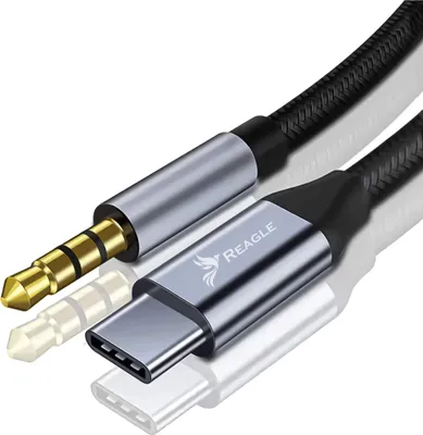 Immagine prodotto di Cavo adattatore audio USB-C Mini Jack 3,5 AUX TIPO C di Reagle