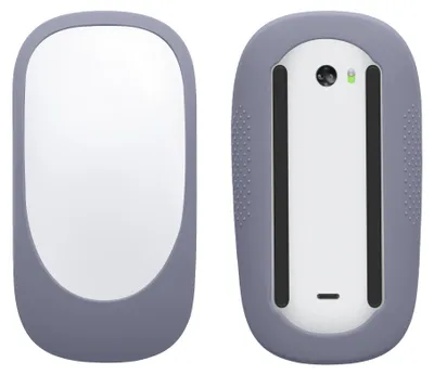 Produktbild von kwmobile Silikon Schutzhülle kompatibel mit Apple Magic Mouse 1 / 2 Hülle - Rutschfestes PC Maus Cover aus softem Silikon - Lavendel