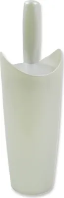 Produktbild von WC Garnitur Klobürste Toilettenbürste Bürstengarnitur Klo Bürste Weiß Beige