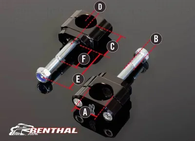 Produktbild von RENTHAL Fatbar/Twinwall Klemmhalterungen Ø28,6mm