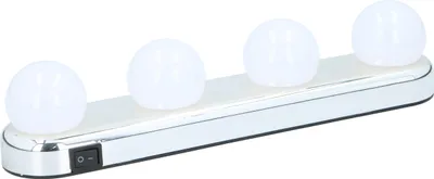 Image de Applique murale Merkloos - Hollywood Mirror Light - 4x LED Blanc lumineux - Sans fil
