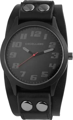 Produktbild von Excellanc Herrenuhr mit Band aus Kunstleder