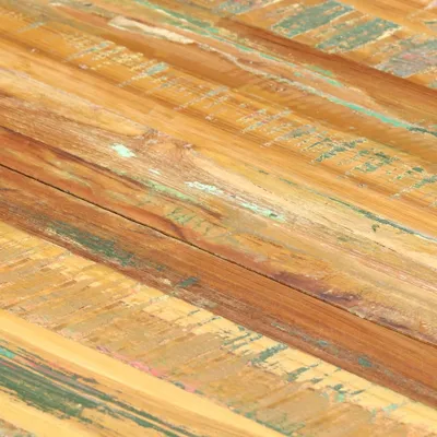 Image de vidaXL Table de salle à manger 160x80x75 cm Vieux bois massif