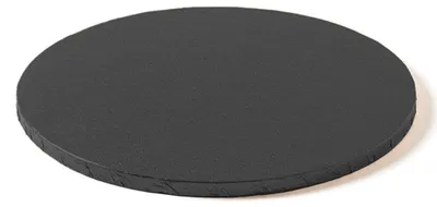 Obrázek produktu pro Podložka pod dort, černá, průměr 25 cm, tloušťka 12 mm, kulatá