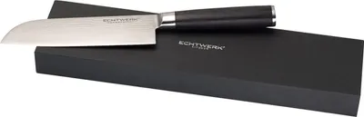 Produktbild von Echtwerk Damast Santokumesser, Santoku Messer, Kochmesser, Küchenmesser, Stahl / Pakka-Holz, Silber / Schwarz, 18 cm, EW-DM-0360