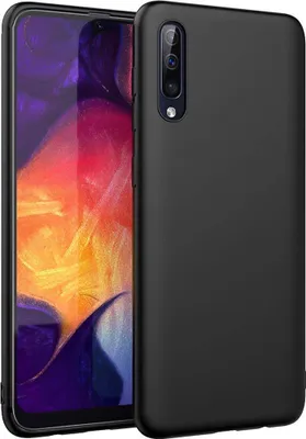 Obrázek produktu pro Černý Silikonový Obal Pro Samsung Galaxy A50 Flexibilní Tenký Sm-A505F