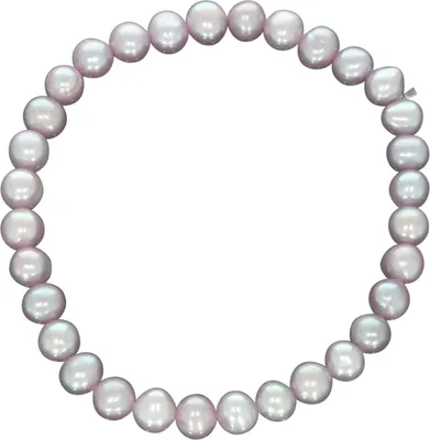Produktbild von F Armband Ohne 18cm lila Süßwasserzuchtperle lavendel 373060136-4