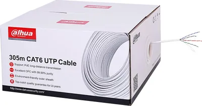 Produktbild von Dahua Technology PFM923I-6UN-C, 305 m, Cat6, U/UTP (UTP)