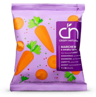 Obrázok produktu pre Mrkvové chrumkavé prírodné thajské chipsy 18 g