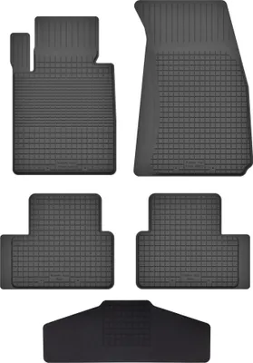 Produktbild von Gummi Fußmatten Set Für: Mazda 2 Iii (2014-2019) Gummimatten Schwarz