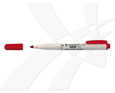 Obrázek produktu pro Centropen Popisovač 2709 1.8mm stíratelný, cena za 1ks červený