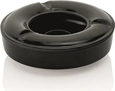 Produktbild von Windaschenbecher mit Deckel Ø 11,5 cm Aschenbecher Melamin Sturm Ascher