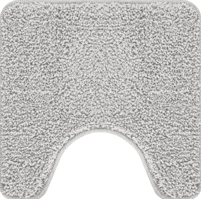 Produktbild von Möbel Badematte U-Form Grau 50x50 cm Polypropylen Rutschfest - Badematten 4019815
