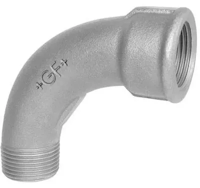Obrázek produktu pro Georg Fischer +GF+ Koleno 90° z tvárné litiny č. 1 1 1/4" vnitřní x 1 1/4" vnější