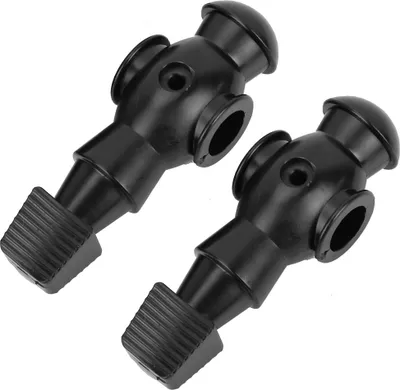 Produktbild von 2pcs Tischfußballmänner Foosball Fußball Ersatzpuppen Indoor -Spiele (schwarz)
