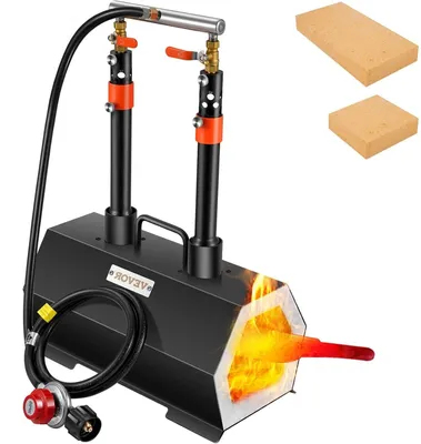 Obrázek produktu pro Plynový pec – kovaná konstrukce – 2 hořáky – maximální teplota 1322 °C – energeticky úsporný a připravený k použití