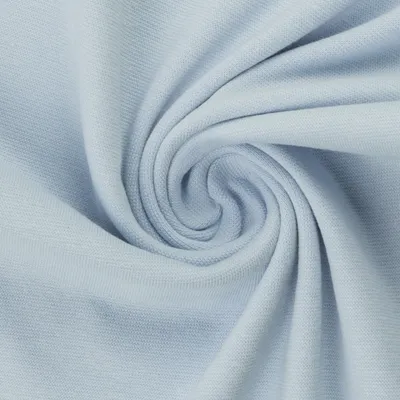 Produktbild von Bündchenstoff Heike van Swafing – 95% Baumwolle 5% Elasthan | 100 | 240 g/m² Fein & Elastisch 0252 Hellblau