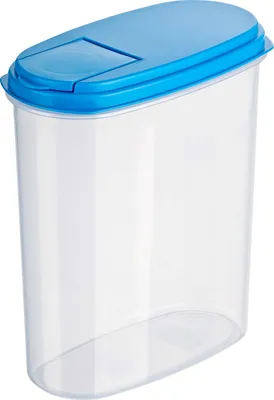 Vorratsdosen 2L, 3er-Set, blau, stapelbar, BPA-frei