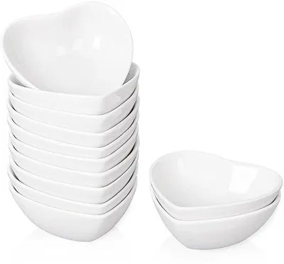 Zdjęcie produktu dla Zestaw 12 małych porcelanowych misek Famanu o pojemności 30 ml, idealnych do przypraw i sushi