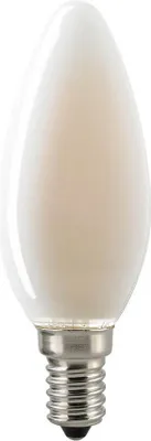 Produktbild von SIGOR 5W Kerze Filament matt E14 630lm 2700K dimmbar LED Lampe C35
