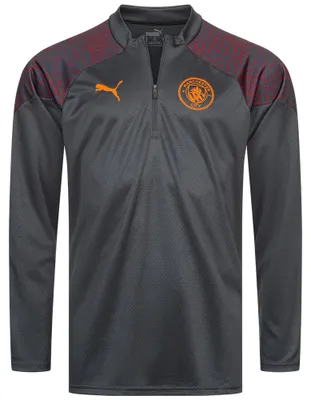 Image de XL | Sweat-shirt à fermeture éclair 1/4 PUMA Pro pour homme Manchester City FC 772858-16