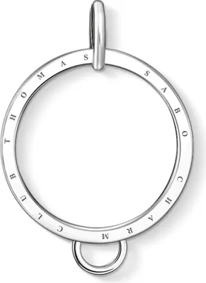 Productafbeelding van Thomas Sabo dames charmehouder, cirkel, groot, Charm Club, 925 sterling zilver, artikelnummer X0267