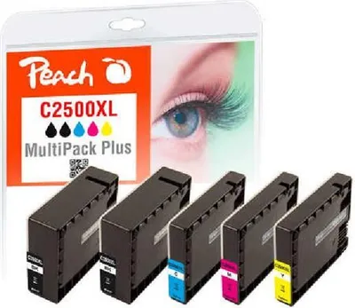 Image de Cartouche compatible PEACH Canon PGI-2500XL MultiPack Plus