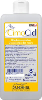 Produktbild von Dr. Schnell CimoCid 500 ml Euroflasche