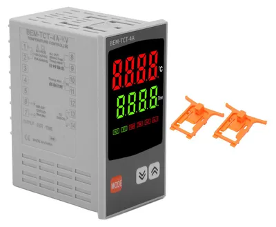 Zdjęcie produktu dla Regulator temperatury PID, 7-segmentowy wyświetlacz LED, regulator termostatu do urządzeń przemysłowych, AC 100–240 V