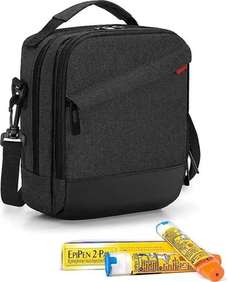 Produktbild von Famanu Tragetasche für Epipen und Medikamente - Schwarz