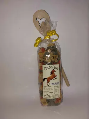 Produktbild von Motivnudeln mit Kochlöffel: Pferde, 250g Nudeln + Löffel, Holzlöffel, Pferd, Geschenkidee