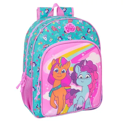 Immagine prodotto di Zaino scuola My Little Pony Magic Pink turchese 33 x 42 x 14 cm
