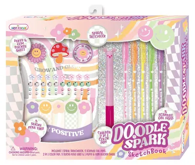 Produktbild von Spiralnotizbuch mit Stiften und Smileys