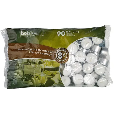 Produktbild von Bolsius Teelichter Professional Qualitätskerze Brenndauer 8 Stunden