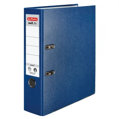 Image de herlitz 5480405 maX.file protect Ordner blau Kunststoff 8,0 cm DIN A4