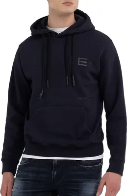 Produktbild von Replay Herren Kapuzenpullover, dunkelblau, Reguläre Passform, mit Känguruhtasche