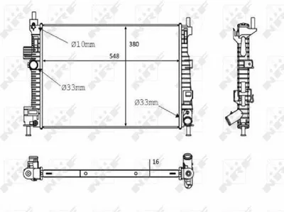 Zdjęcie produktu dla Chłodnica Ford C-Max 1.6 Tdci 10-2010