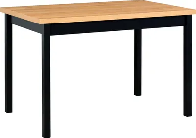 Produktbild von Esstisch Max 3, Buchenholz-Laminat Grandson-Optik, Schwarz, 120x70x76 cm, 32 mm Platte