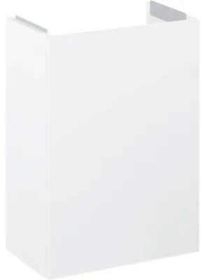 Produktbild von LAUFEN Waschbeckenunterschrank LIDA 45 x 68,2 x 26 cm mit Keramikwaschtisch Frontfarbe weiß matt schwarz matt