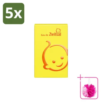 Produktbild von 5 x Zwitsal Eau de Toilette - Vertraute Duft - 95 ml - Sparpackung - 5 Stücke