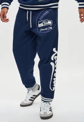 Zdjęcie produktu dla Odzyskane buty do biegania NFL Seahawks Emerald City mit gestreiften Bündchen Navy M