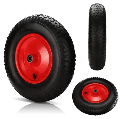 Produktbild von Schubkarrenrad mit Luftreifen für Gartenwagen, Tragkraft 200 kg