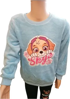 Produktbild von Rundhals-Pullover / Sweatshirt mit großer, gestickter, Skye  98/104
