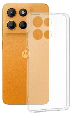 Produktbild von Techsuit - Clear Silicone Schutzhülle für Motorola Moto G15 / G15 Power – transparent