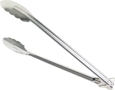 Produktbild von OTIX Küchenzange Edelstahl Servierzange Silber Fleischzange 30cm BBQ Zange